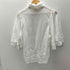 リミフゥ LIMI feu Rayon 100% レイヤード カラー ティアード フリル スリーブ S/S レーヨン シャツ レディース JPN:S