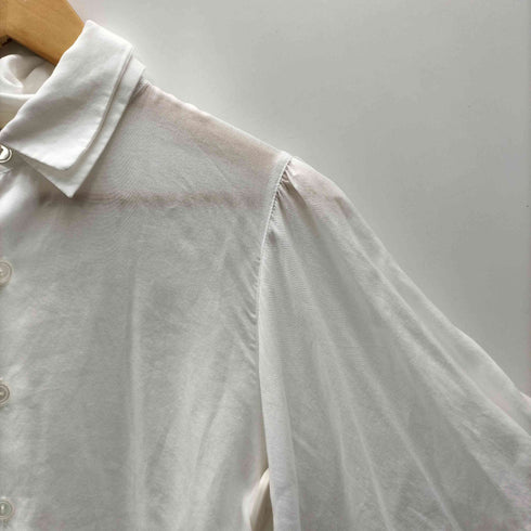 リミフゥ LIMI feu Rayon 100% レイヤード カラー ティアード フリル スリーブ S/S レーヨン シャツ レディース JPN:S