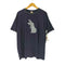 80-90S ボディ USA製 US キャラクター ラビット プリント S/S ボックス Tシャツ 裾シングル 短丈 メンズ 3X