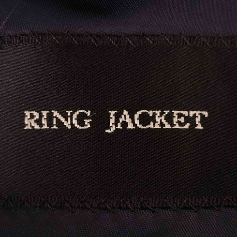 リングジャケット RING JACKET ウールアルパカ 背抜き テーラードジャケット メンズ 50