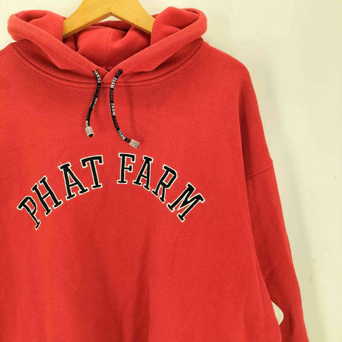 ファットファーム PHAT FARM ロゴ刺繍 ドローコード付き パーカー メンズ XXL