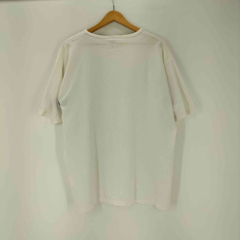 90S ボディ USA製 テーマパーク キャラクター プリント S/S ボックス Tシャツ 裾袖シングル メンズ import:XL