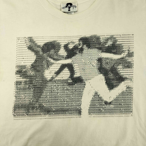 SOME QUESTIONS 00S OLD クエスチョン モノグラム グラフィック プリント S/S Tシャツ メンズ import:XL