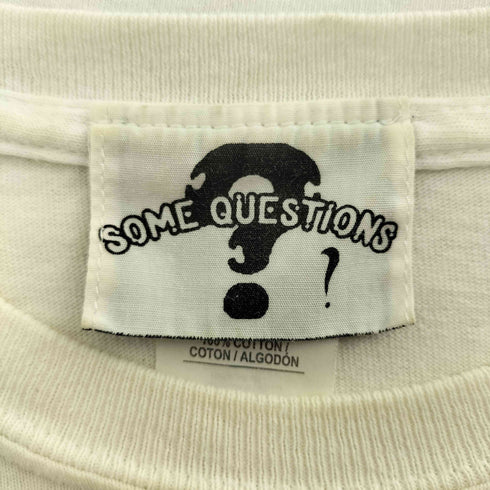 SOME QUESTIONS 00S OLD クエスチョン モノグラム グラフィック プリント S/S Tシャツ メンズ import:XL
