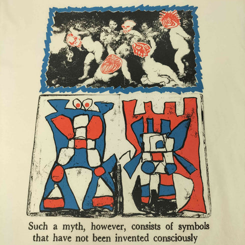 90-00S ボディ OLD アート ワーク グラフィック 絵画 プリント L/S カットソー メンズ JPN:XL