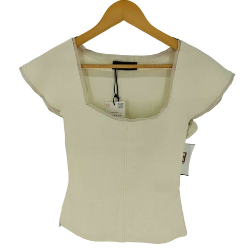 ザラ ZARA バーレスクニットトップス レディース JPN:S