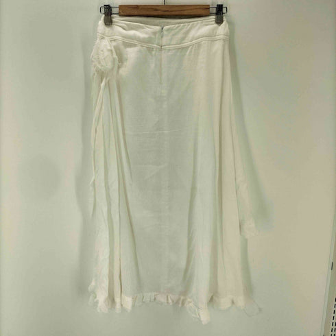 theredthread S flow rose skirt フロー ローズ フリル レイヤード ロング スカート レディース S