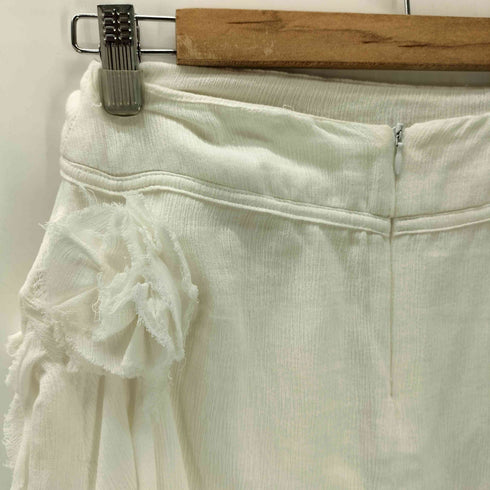 theredthread S flow rose skirt フロー ローズ フリル レイヤード ロング スカート レディース S