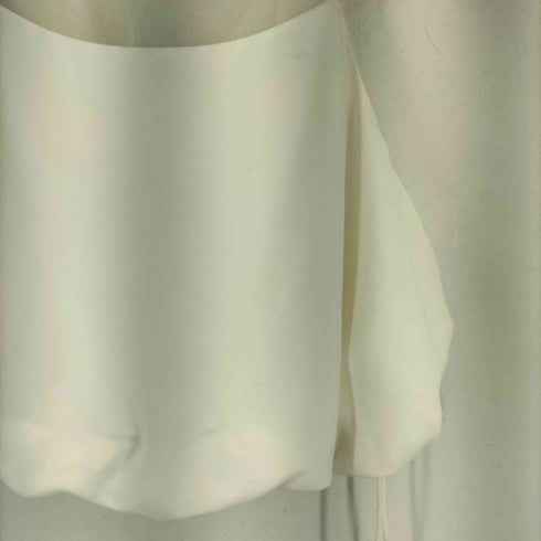 ザラ ZARA オーガンザ バイカラー バルーン トップス レディース JPN:XL