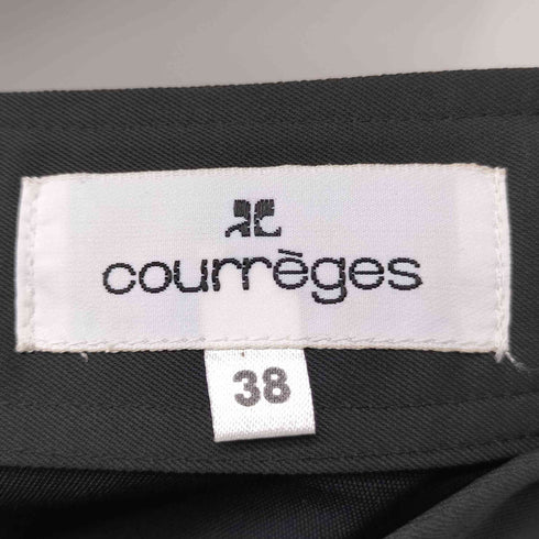 クレージュ courreges スリット ギミック ミニ スカート Y2K レディース EUR:38