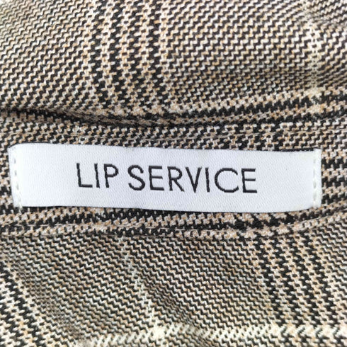リップサービス LIP SERVICE フロントZIPニットプリーツワンピース レディース FREE