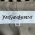 イヴサンローラン Yves Saint Laurent チェック 2B テーラード ジャケット レディース FR:38