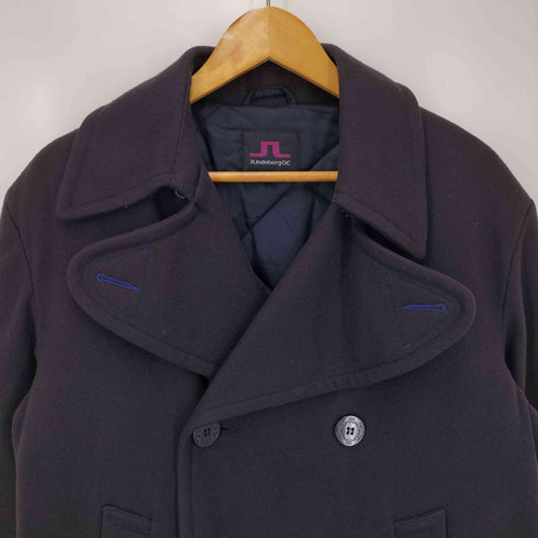 ジェイリンドバーグ J.LINDEBERG 裏地キルティング ピーコート メンズ import:L