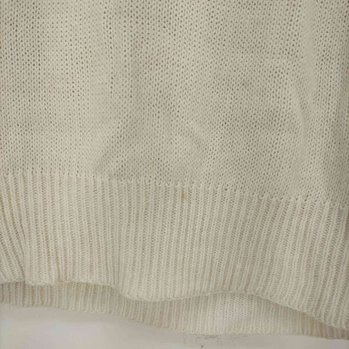 ポロバイラルフローレン Polo by RALPH LAUREN 90-00s リネンコットン ポニー刺繍 Vネック ニットベスト メンズ import:S