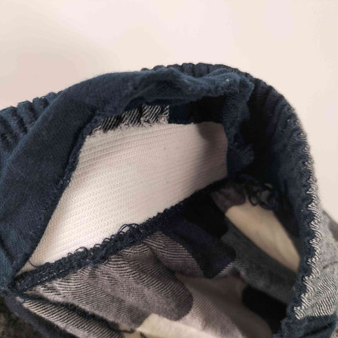 Goodfellow & Co. 00S ブロック チェック イージー ワイド パジャマ パンツ 極太 メンズ M