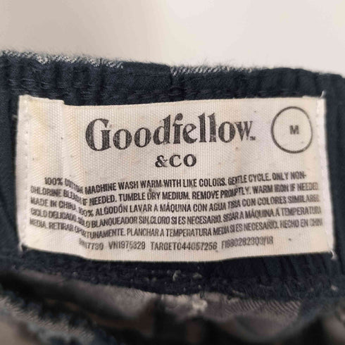 Goodfellow & Co. 00S ブロック チェック イージー ワイド パジャマ パンツ 極太 メンズ M