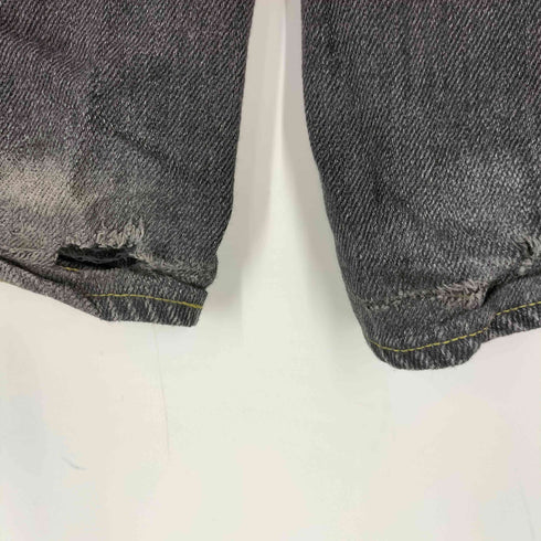 ファセッタズム FACETASM 25AW LOOSE WEAVE DENIM ルーズ ウェーブ バギー デニム パンツ ブラック メンズ JPN:3