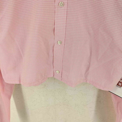 トミーヒルフィガー TOMMY HILFIGER SLIM FIT・NON IRON スリムフィット ノンアイロン コットン ボタンダウン ギンガムチェック 長袖 シャツ レディース 15 1/2
