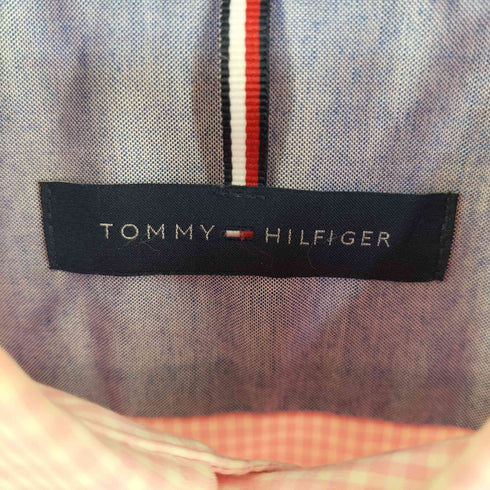 トミーヒルフィガー TOMMY HILFIGER SLIM FIT・NON IRON スリムフィット ノンアイロン コットン ボタンダウン ギンガムチェック 長袖 シャツ レディース 15 1/2
