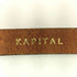 キャピタル KAPITAL 変形デザイン レザーウェスタンベルト メンズ