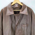 ANTELOPE Genuine Leather アンティロープ 本革 リアルレザー 2WAY カラー カーコート ジャケット メンズ import:L