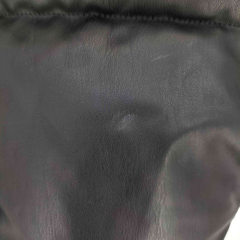 ザラ ZARA フェイクレザーパフベスト レディース import:M