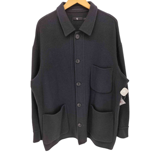 ユニクロプラスジェイ UNIQLO+J ウールブレンド オーバーサイズ シャツジャケット メンズ import:L