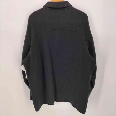 ユニクロプラスジェイ UNIQLO+J ウールブレンド オーバーサイズ シャツジャケット メンズ import:L