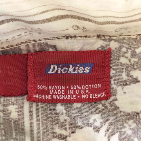 ディッキーズ Dickies 60-70S USA製 総柄 ウエスタン シャツ メンズ 17-17 1/2