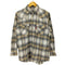 ラッキーストライク LUCKY STRIKE オンブレ チェック ウエスタン ネル シャツ メンズ import:M