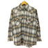 ラッキーストライク LUCKY STRIKE オンブレ チェック ウエスタン ネル シャツ メンズ import:M