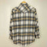 ラッキーストライク LUCKY STRIKE オンブレ チェック ウエスタン ネル シャツ メンズ import:M