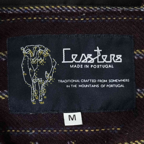CEASTERS ポルトガル製 ウールブレンド ストライプ 長袖シャツ メンズ import:M