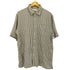 VINTAGE SILK 総柄 半袖 オープンカラー シャツ メンズ import:XL