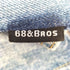 シックスティエイトアンドブラザーズ 68&BROTHERS 赤耳 ボタンフライ フェード加工 デニム メンズ 38