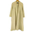 PURE CASHMERE 100% カシミヤ ボタンレス ロングコート レディース