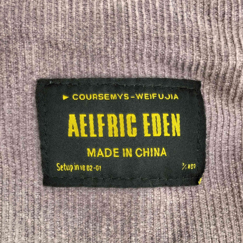 AELFRIC EDEN パッチワークデザイン コーデュロイパンツ レディース JPN:XS