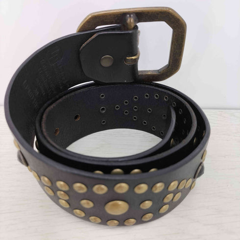 PL linea pelle レザー スタッズ ベルト レディース