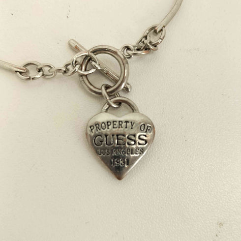 ゲス GUESS ハートチャームブレスレット レディース