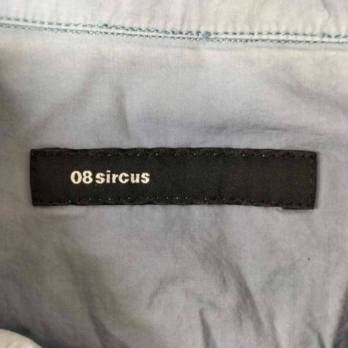 ゼロエイトサーカス 08sircus Compact lawn garment dyed over shirt コンパクトローンガーメントダイオーバーシャツ メンズ JPN:5