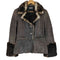 pols fur ファー 本革レザー ジャケット レディース JPN:44