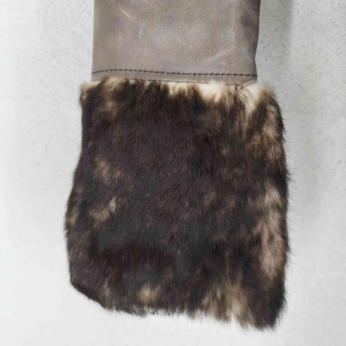 pols fur ファー 本革レザー ジャケット レディース JPN:44