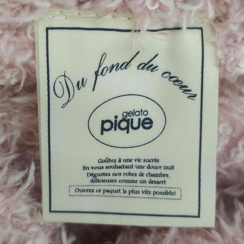 ジェラートピケ gelato pique ジェラートランダムボーダーパーカ レディース ONE