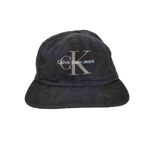シーケーカルバンクライン ck Calvin Klein MADE IN USA ロゴ刺繍 6パネル ベースボール キャップ メンズ