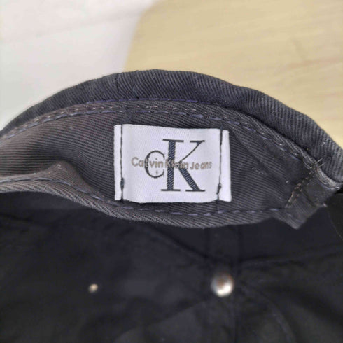 シーケーカルバンクライン ck Calvin Klein MADE IN USA ロゴ刺繍 6パネル ベースボール キャップ メンズ