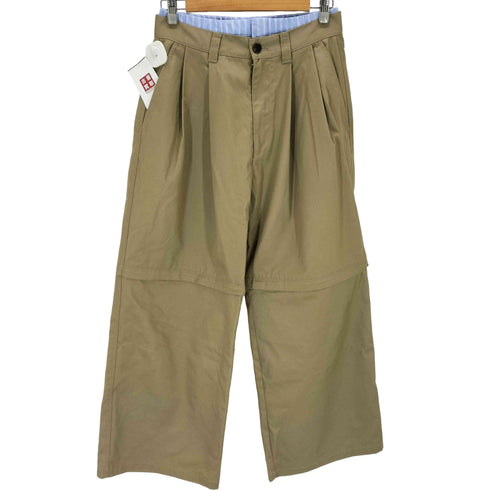 ソエルテ soerte 4way Wide Straight Chino Pants ダブルウエストワイドストレートチノパンツ メンズ 1