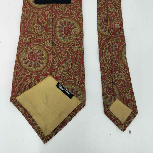 イヴサンローラン Yves Saint Laurent ペイズリー柄 シルクネクタイ メンズ