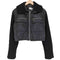 Lorella Braglia ニット切替 レザージャケット レディース JPN:42