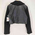 Lorella Braglia ニット切替 レザージャケット レディース JPN:42