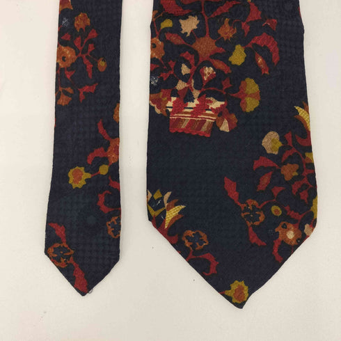 イヴサンローラン Yves Saint Laurent 花柄 シルクネクタイ メンズ